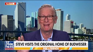 Steve Doocy celebrates Budweiser's 150th anniversary at original St. Louis brewery