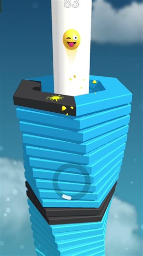 GOD MODE ON! 🔥 Breaking All Records in Stack Ball 3D #shorts #ytshorts #viralshorts