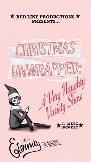 Red Line Productions on Instagram: "🚨ATTN SYDNEY/EORA🚨 Christmas Unwrapped: A Very Naughty Variety Show is the spiciest thing this side of figgy pud! For SIX SHOWS ONLY join us for an unholy night where the stars will be brightly shining, with a lineup of the very best from the burlesque, theatre, comedy and music scenes coming together to put the Feliz back in your Navidad. Hosted by Courtney Act, featuring performances from Nat’s What I Reckon, Elenoa Rokobaro, Hollywould Star, iOTA, Adam Ma