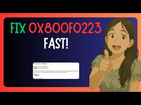 QUICK FIX For Windows 11 Update "Error Code 0x800f0223"