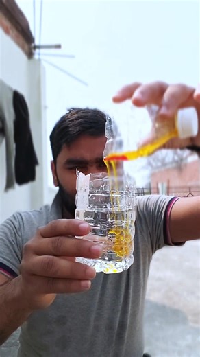 “Oil vs Water Experiment | 10 Sec Shock 😳” #shorts #expriment #ytshorts