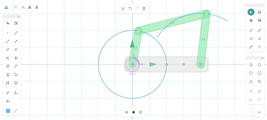 Quick Tutorial Making 4 bar (2D) mechanical mechanism using motiongen #engineering #SolidWorks #motiongen #science | EngineerKnow