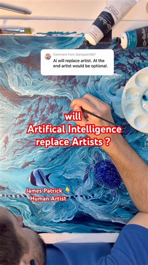 will Artifical Intelligence replace Artists ? 🤖ai 🆚👨‍🎨 artist ?