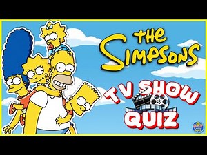 "THE SIMPSONS" TV SHOW QUIZ! 📺| Trivia/Test