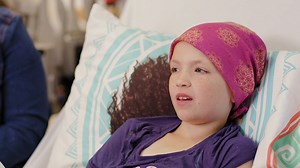 This Childhood Cancer Awareness Month, we will be honoring the community of care that bands together to support childhood cancer patients and their families during a difficult journey. In our first video, Ellie tells us how Annika, a child life specialist at Dana-Farber/Boston Children’s, supports her while she is in the hospital for treatment. http://ms.spr.ly/6188TOsUG | Dana-Farber Cancer Institute