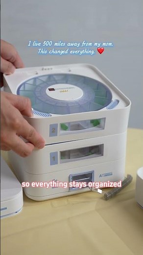 Never Miss a Dose Again! The Smart Pill Dispenser Your Family Needs. 💊✨