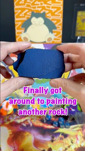 Painting Pokémon on Rocks, Painting Mew #pokemon #pokemontcg #pokemoncards #rockpainting #acrylic