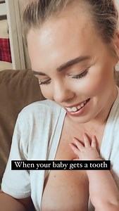 Biting 🦷 Many mothers feel their breastfeeding journey must come to an end when the baby starts biting. Biting often happens when teething, distracted, bored, due to tension, or for attention (making eye contact can help prevent biting). If baby is biting due to teething, try and treat before feeding (teething toy, cold cloth, rubbing gums, a small chunk of frozen breastmilk, Camilia drops). When baby bites, gently slide your finger into your baby’s mouth or bring baby in towards your breast . 