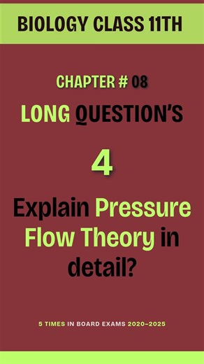 Class 11 Biology Chapter 8 Important Long Questions | Smart Syllabus 2026 Punjab Boards