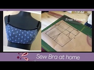 How to make a bra pattern at home.