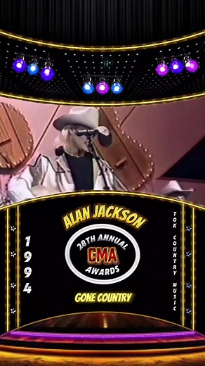 Alan Jackson's 'Gone Country' at the 1994 CMA Awards