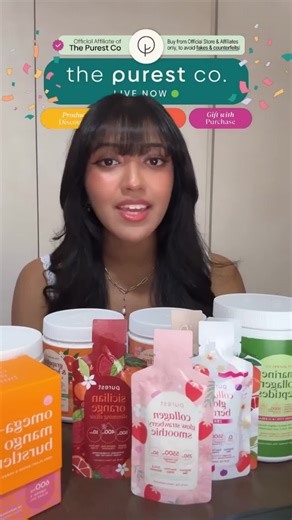 Purest Co Collagen Glow Strawberry Smoothie (For Radiant, Youthful Skin)