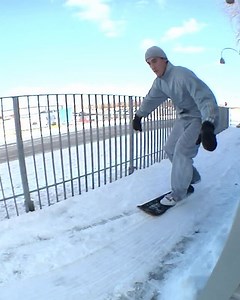 @robinthezoo mixed up some technical tricks, good spot selection and heavy hitters for his '365' part 😈💿 Now playing [link in bio] #ambitionsnowskates #snowskate | Ambition Snowskates