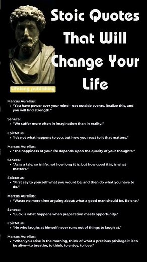 Stoic Quotes That Will Change Your Life 💭 | Marcus Aurelius