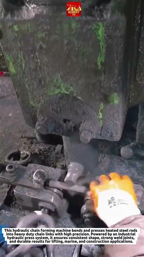 Heavy Duty Hydraulic Chain Making Machine | Industrial Steel Chain Link Forming Process