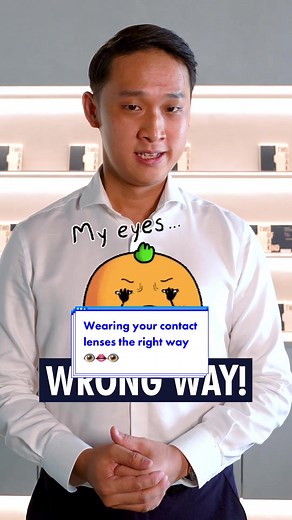 Not sure how to wear your contact lenses properly? 👀 Here’s a handy tip from Casey, chief #optometrist from @Two of a Kind so you don’t wear them inside out! Send this to someone who complains of uncomfortable contact lenses 😉 #learningisfun #medicaleducation #optometry #contactlenses #contactlens #eyehealth #healthiersg #myopia #didyouknow #medicaltiktok