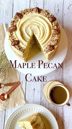 Delicious Maple Pecan Cake Recipe for Fall