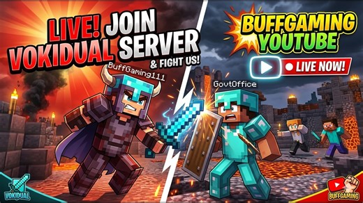 Can You Survive Vokidual? (Join Our Minecraft Server) #minecraft