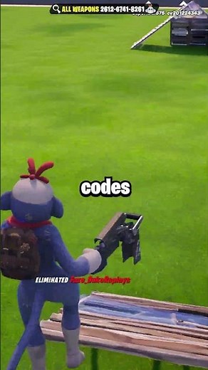 This SECRET CODE gives you AIMBOT HACKS on my Fortnite Map...