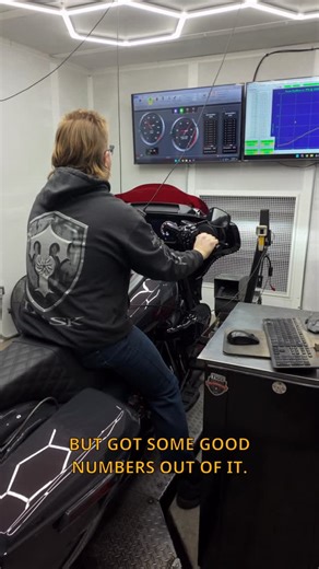 Trask Performance on Instagram: "Proven on the dyno, tested on the streets 🏁 This 2026 CVO ST came in as a bone stock 121” M8 making 115hp / 119tq. After we bolted up the Down Under and gave it a tune on the dyno it ended up making 121hp / 125tq. That’s a pretty massive difference by simply upgrading to our cat-less system. Our Down Under Performance Head Pipe is designed for riders who demand performance, durability, and precision fitment. Built to outperform stock systems, this head pipe deli