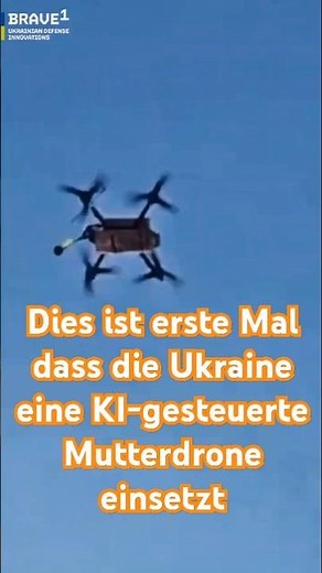 Dies ist das erste Mal, dass die Ukraine eine KI-gesteuerte Drohne einsetzt