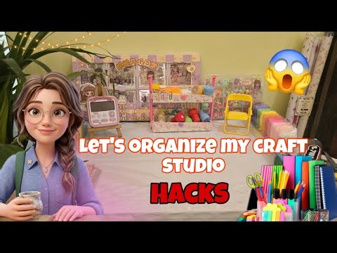 Today I Made My Dream Craft Studio😱
