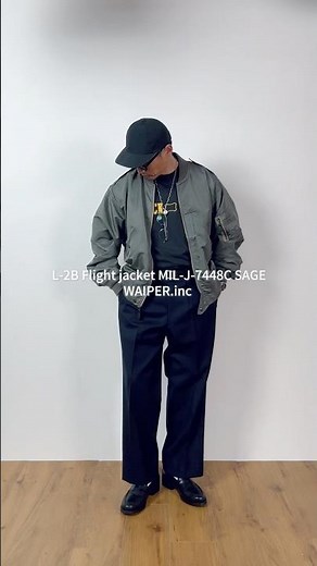 L-2フライトジャケットの着こなし術 #military #flightjacket