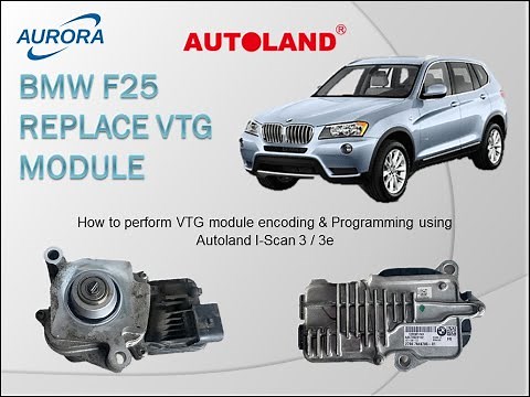 BMW F25 VTG, encode Transfer Case Module using Autoland I-Scan 3 / 3e
