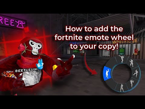 **TUTORIAL** How To Add The Fortnite Emote Wheel To Your COPY!