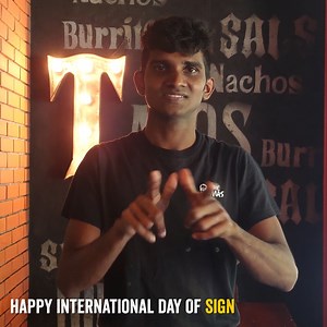 On this Sign Language Day, let's 'sign' our appreciation for the beauty of communication without sound. 💜 Happy International Sign Languages Day! 🎉 #TacoBellSL #Tacos #InternationalSignLanguagesDay | Taco Bell Sri Lanka