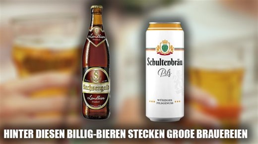Bier aus dem Discounter: Diese großen Brauereien stecken dahinter