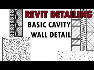 REVIT Detail Drawing - Basic Cavity Wall Detail
