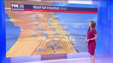 Orlando weather PM forecast: Pleasant, breezy evening