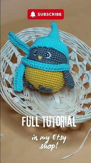 Cute Little Bird with a Hat ❄️ | Easy Winter Crochet Project for Beginners
