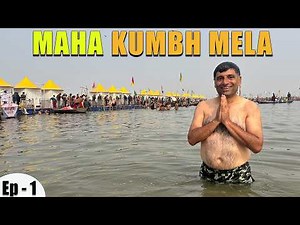 EP 1 Maha Kumbh 2025 Prayagraj, Triveni Sangam, Saraswati koop, Shivalaya. Information on Travel.