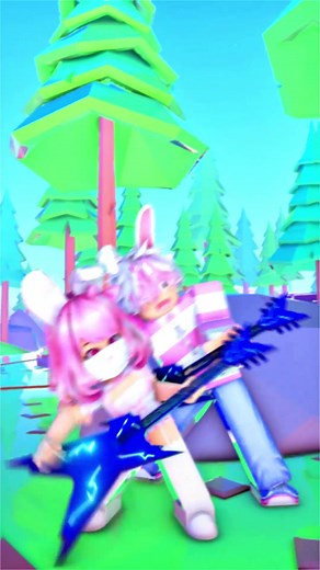 Animated Characters Rocking Out in Neon Forest