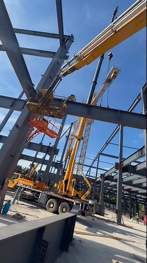 This is steel structure manufacturing—and this is what we do every day.