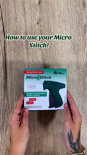 Micro Stitch Uk on Instagram: "CHECK OUT this tutorial on the Micro Stitch Tool! It’s so simple! ~ Get yours today by visiting the link in our bio #microstitch #microstitchuk #sewingmadeeasy #microstitchtool #fashiontool #craftuk #tutorial #diyprojects #averydennison"
