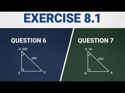 class 10th exercise 8.1 question number 6 and 7... trikonamiti exercise 8.1... ex 8.1 q. no. 6 and 7