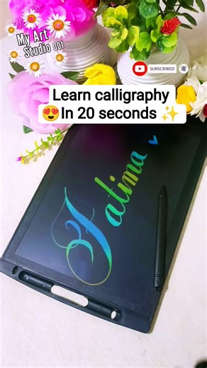 ❤️How to Write Fatima Name in Beautiful Calligraphy ✨ Easy for Beginners | Step by Step #Shorts #art