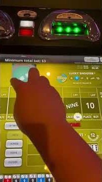 Stadium Bubble Craps with free slot play winnings at Hard Rock casino #craps #bubblecraps #casino