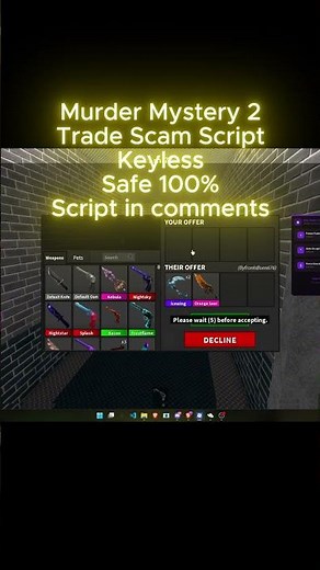 [NEW 🔪] MM2 BEST TRADE SCAM SCRIPT 2026 WORKING! | EASY GODLIES 🤑 | KEYLESS! FREE 2026 #mm2