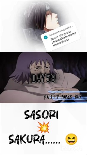 sasori funny voice of sakura.... 💚💚