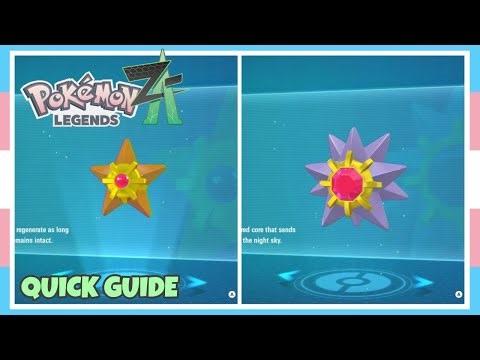 How To Evolve Staryu Into Starmie In Pokemon Legends ZA | Quick Guide
