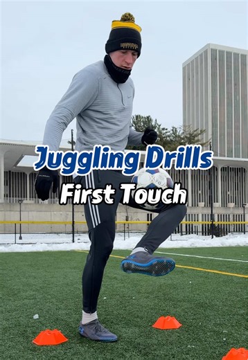 Juggling Drills: First Touch Here are 3️⃣ juggling drills I recently did to help me improve 📈 my first touch ⭐️ while using the Royale ball from @Select Sport America 1️⃣. Laces to Inside 2️⃣. Laces to Outside 3️⃣. Inside to Outside ✅ Save & Try #soccerdrills #firsttouch #selectsports #footballer #soccertraining