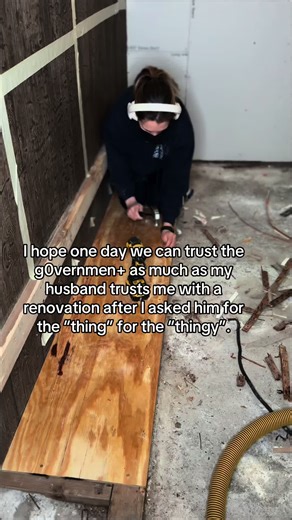 I’ve always had a way with words… 😅 Married to a saint who trusts me with renos and vague instructions. Comment if your partner gets it. 😂 #MarriageHumor #RelationshipGoals #CoupleLife #HomeRenovation #RelatableReels