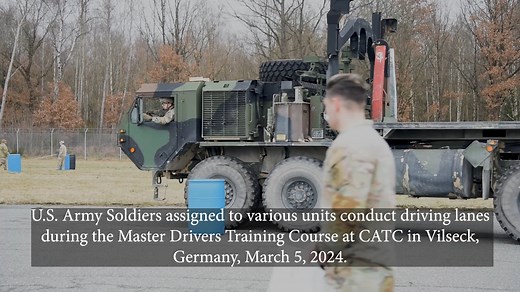 U.S. Army #Soldiers assigned to various units conduct driving lanes during the Master Drivers Training Course at the Combined Arms Training Center (CATC) in #Vilseck #Germany March 5. CATC offers individual training and professional education for U.S. Army Soldiers, Department of the Army and host nation civilians, and multinational partners through the most efficient and effective means available to ensure readiness and interoperability. (U.S. Army Video by Spc. Adrian Greenwood) #StrongerToget