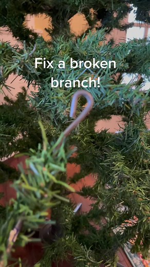 How to Fix a Broken Christmas Tree Branch Easily