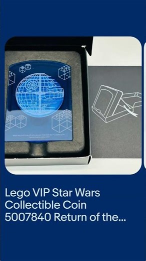 Lego VIP Star Wars Collectible Coin Return of the Jedi 40th