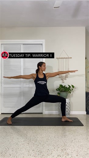 Arrichion Teacher Training | Warrior II is a full-body-engagement pose! We practice the most Warrior IIs in Bloodstone, but you also practice it in Black Opal, Tiger’s... | Instagram